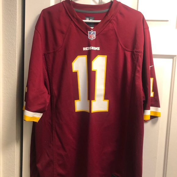 Nike NFL Player Washington Red Skin #11 Jackson Men’s Maroon Gold Jersey Size XL - Picture 7 of 14